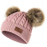 Smania otroška zimska kapa fluffychic - temno rožnata Cene