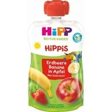 Hipp Bio vrečke s sadnim pirejem HiPPiS - Jagoda-banana v jabolku Cene
