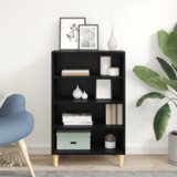 vidaXL s policom Crni hrast 57 x 35 x 90 cm Konstruirano drvo | shoptok.hr