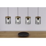  Spot-Light 161859151 - Luster na sajli MONSUN 1xE27/60W/230V borovina | Eponuda.com