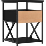  Noćni ormarići 2 kom crni 40 x 42 x 55 cm od konstruiranog drva | shoptok.hr