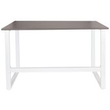 MID.YOU Pisalna Miza Workspace Light I, Siva, Bela | Shoptok.si