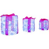 vidaXL Dekoracija Poklon Kutije 3 pcs Plava 20 x 20 x 21 cm Akril | shoptok.hr