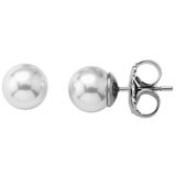 Majorica ženske Original Bele Biserne Srebrne Mindjuše 12 mm | ePonuda.com