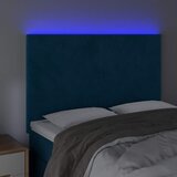  LED uzglavlje tamnoplavo 144x5x118/128 cm baršunasto | Eponuda.com