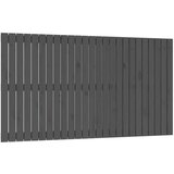  Zidno uzglavlje sivo 159 5x3x90 cm od masivne borovine | shoptok.hr