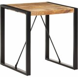  Blagovaonski stol 70 x 70 x 75 cm od masivnog grubog drva manga Cijene