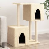 vidaXL Mačje drevo s praskalniki iz sisala krem 86 cm | Shoptok.si