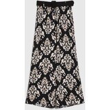 Marisse Viscose Trousers With A Belt, Black | ePonuda.com