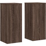 Furnova Stojalo za rastline 2 kosa rjavi hrast 30x30x70 cm inž. les, (21921505) | Shoptok.si