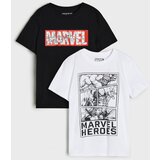 Sinsay Pamučne majice s printom 2 pack Marvel | shoptok.hr