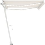  Avtomatska tenda LED + senzor 450x350 cm krem, (20729025) | Shoptok.si