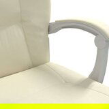  Uredski naslonjač od umjetne kože krem | shoptok.hr