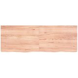 Stolna ploča svjetlosmeđa 140x50x(2-4) cm tretirana hrastovina | Eponuda.com