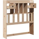  Vzglavje s predelki 90 cm trdna borovina, (21532589) | Shoptok.si