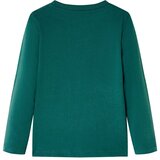  Dječja majica dugih rukava zelena 128 | shoptok.hr