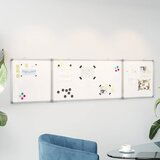 vidaXL Magnetna tabla zložljiva 160x40x1,7 cm aluminij | Shoptok.si