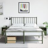 vidaXL Nočna omarica 2 kosa olivno zelena 34,5x39x44 cm jeklo Cene