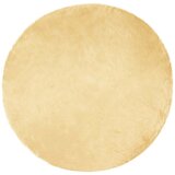 vidaXL Lažni Ovčji Tepih Krema 100 x 100 cm Poliester | shoptok.hr