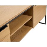 Unique Furniture TV omarica v hrastovem dekorju v naravni barvi 155x55x45 cm Cesura – | Shoptok.si