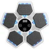 Pametni glasbeni boksarski stroj: Bluetooth, nastavljiva hitrost za vadbo White, (5000139966)