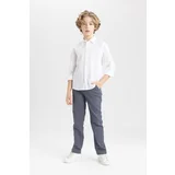 Defacto Boys' Standard Cuff Twill Trousers