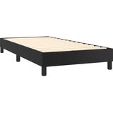  s oprugama i madracem crni 90x190 cm od umjetne kože | shoptok.hr
