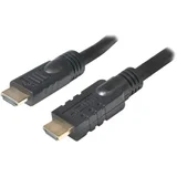 Logilink HDMI priključni kabel [1x HDMI-utikač - 1x HDMI-utikač] 25 m crni,