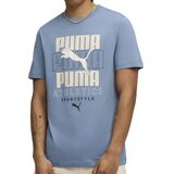 Puma Muška majica Graphic Stacked TEE, Plava Cene