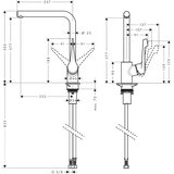 Hansgrohe slavina za sudoper cento l | shoptok.hr