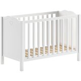 Vipack Bela otroška posteljica iz masivnega bora 60x120 cm Amori – u