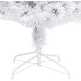 vidaXL Umetna novoletna jelka LED bela 120 cm optična vlakna | Shoptok.si