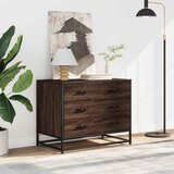  Ormar s ladicama smeđi hrast 70x41x56 cm izrađeno drvo | shoptok.hr