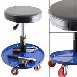  Kožna pomična radionička stolica s podešavanjem visine 135kg | shoptok.hr