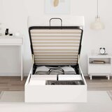 Otoman krevet s pohranom Bijelo 193 x 120 x 25 cm Iverica - Bijelo 100 x 200 cm | shoptok.hr