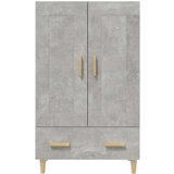  Visoka omarica betonsko siva 70x31x115 cm konstruiran les, (20654673) | Shoptok.si