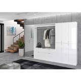 MID.YOU Predsoba Project X, 2-Delno, Bela, Visoki Sijaj | Shoptok.si