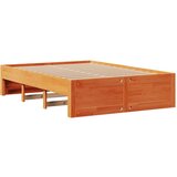  Krevet s regalom za knjige bez madraca 150x200 cm od borovine | shoptok.hr