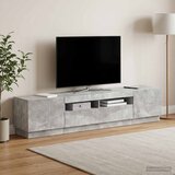  LED TV kabinet HOORN 3 kom. Betonska siva Konstruirano drvo 100 x 35 x 40 cm | Shoptok.si