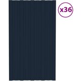 Krovni paneli 36 kom od pocinčanog čelika antracit 80 x 45 cm | shoptok.hr