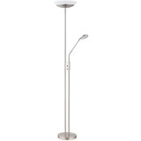 Globo LED stajaća svjetiljka Ganina (18,5 W, Visina: 1.800 mm, Srebrna, Topla bijela) | shoptok.hr