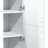 vidaXL Visoka omara bela 80x35x180 cm inženirski les | Shoptok.si