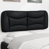  Jastuk za uzglavlje crni 135 cm umjetna koža | shoptok.hr