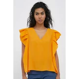 Sisley Bluza za žene, boja: narančasta, glatka