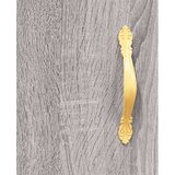 vidaXL Visoka komoda siva sonoma 69,5x34x180 cm inženirski les | Shoptok.si