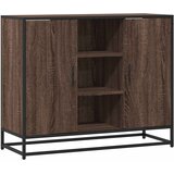  Komoda smeđi hrast 92x35x76 cm izrađeno drvo Smeđa | shoptok.hr