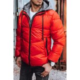 DStreet Red men's quilted winter jacket TX3828 | shoptok.hr