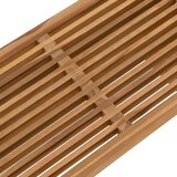 Vrtni bočni stol Smeđa 70 x 37,5 x 35,5 cm Čvrsto teak drvo | shoptok.hr