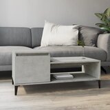 The Living Store Klubska mizica betonsko siva 100x50x45 cm konstruiran les - Klubska Mizica, (21574665) | Shoptok.si