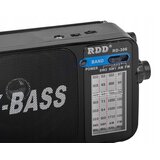 Retro prijenosni fm radio led x-bass usb crni | shoptok.hr
